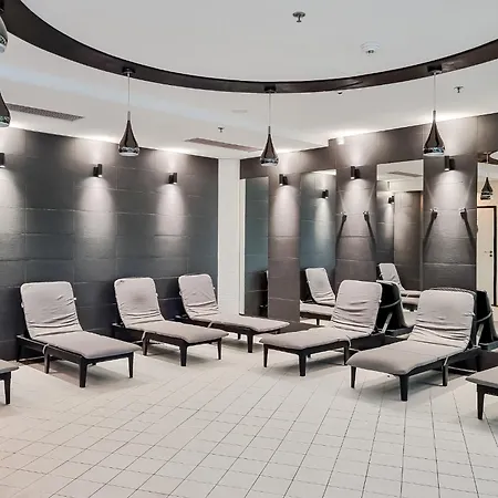 아파트 Ans Hanza Tower No 628 - Swimming Pool, Sauna, Jacuzzi, Viewing Terrace 슈체친