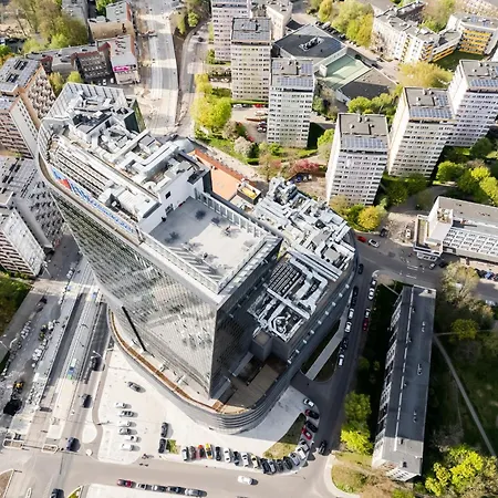 아파트 Ans Hanza Tower No 628 - Swimming Pool, Sauna, Jacuzzi, Viewing Terrace *